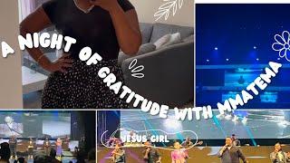 Christian Girl Vlog: A Night of Gratitude with Mmatema | Praise & Worship | Live Recording |