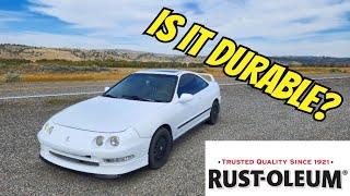 Acura Integra GS-R Rustoleum Turbo can paint job update / review