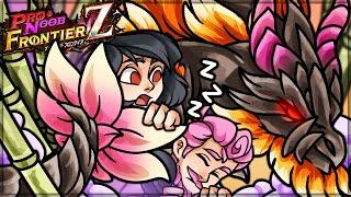 EXTREME SLEEP BAMBOO DRAGON - Pro and Noob VS Monster Hunter Frontier! (Zenith Inagami Gameplay)