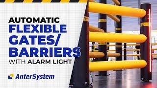 Automatic Flexible Gates/Barriers with alarm light by Anter System