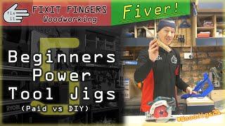 Top 5 Jigs for Woodworking Beginners: DIY vs Paid Circular Saw & Router Jigs (#WoodJigs21)