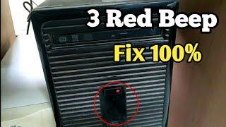 How to Fix Red Light  Beep Power Button of Computer || Fix PC Red light and Beeping on starting time