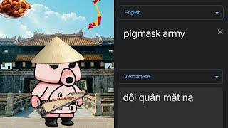 pigmask army in different languages meme