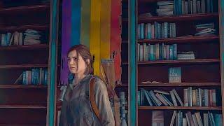 THE LAST OF US PART II [Ellie and Dina visit LGBTQI Book Shop - Dina's naughty joke] PS4 PRO