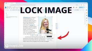 How to Lock an Image's Position in Google Docs