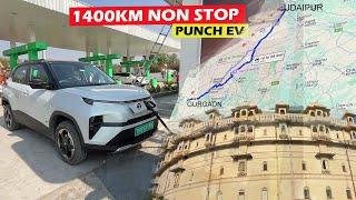 *Rajasthan Mai EV Charger Hai ?* 1400Km to Udaipur in Punch EV in 16Hr