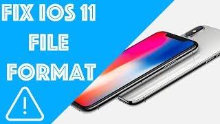 iOS 11 HEIC/HEIF File Format Fix to JPG