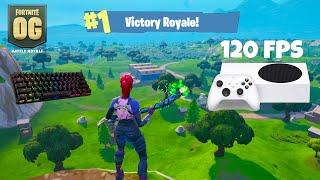 OG Fortnite on Xbox Series S | Keyboard & Mouse Gameplay | 120 FPS