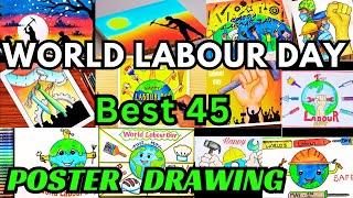 WORLD LABOUR DAY DRAWING | World Labour Day POSTER DRAWING | WORLD LABOUR DAY 2024
