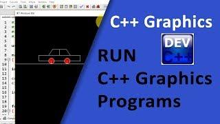 How to run graphics Program in dev C++ | Graphics in C++