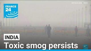 Toxic smog persists over India's north, Delhi pollution remains severe • FRANCE 24 English