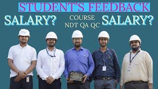 Student Testimonials on Our NDT and QA/QC Course | Join NDT Level II Course with Placement