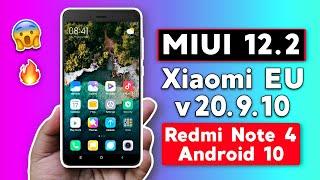 MIUI 12.2 on Redmi Note 4 | Xiaomi EU v20.9.10 for Mido Android 10