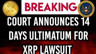 XRP NEW UPDATE: Ripple Granted Extra 14 Days to Avoid Missing Key SEC Appeal Deadline#crypto #xrp