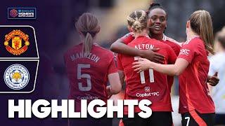 Malard and Galton Seal Man United Victory! | Manchester United v Leicester City | Barclays WSL 24-25