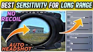 BEST SENSITIVITY SETTING FOR LONG RANGE IN PUBG MOBILE LITE | SAMSUNG, REDMI, REALME, OPPO, VIVO, MI