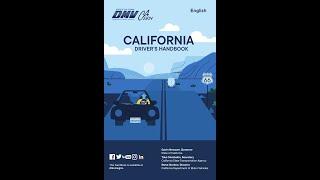 California Driver Handbook - Audio - 2022