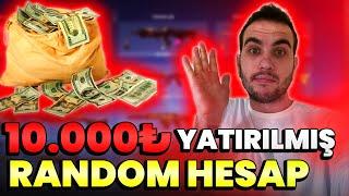 10 000 TL YATIRLIMIŞ RANDOM HESAP ALIP DOLANDIRILDIM !!!!