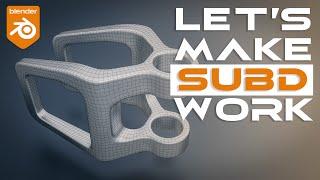 Hard Surface SUBD MODELING TUTORIAL for Blender