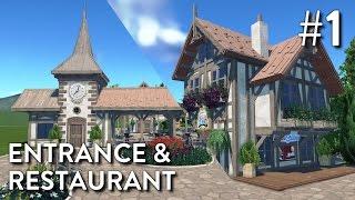 Planet Coaster: Neckar Park (Part 1) - Entrance & Restaurant