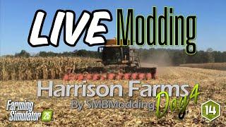 #FS25 LIVE Modding Ep.14 | Harrison Farms Improvements Day 4 | #FarmingSimulator25