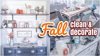 FALL CLEAN AND DECORATE WITH ME 2021 | FALL CLEANING MOTIVATION | MESSY HOUSE TRANSFORMATION