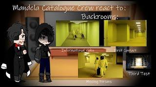 Mandela Catalogue Crew react to Backrooms PART 2 | GC Video Reaction