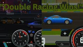 14-Minute Racing Showdown: Dominating in Pixel Car Racer & Apex Racer - Street, Drag & Casual Wins!