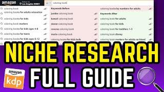 Complete Keyword Research Guide  - Amazon KDP