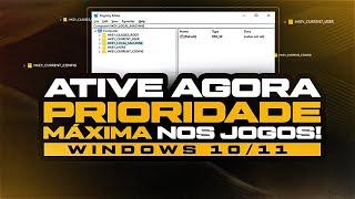 COMO OTIMIZAR O PC COM PRIORIDADE MÁXIMA EM SEUS JOGOS! CPU, RAM, GPU E INTERNET NO MÁXIMO !