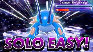 UPDATE! The BEST Pokemon to SOLO 7 Star SWAMPERT Tera Raid in Scarlet and Violet DLC