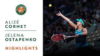 Alizé Cornet vs Jelena Ostapenko - Round 2 Highlights I Roland-Garros 2022