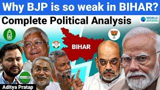 Why BJP is so Weak in BIHAR? Complete Political Analysis | World Affairs