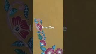 Iman Zee... #imanzee #fabricdesigning #fabricpainting #1millionviews #1millionsubscribers #youtube