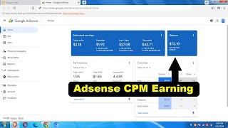 adsense cpm earning | google adsense cpm | adsense cpm update | adsense cpm rates | adsense cpm 2024