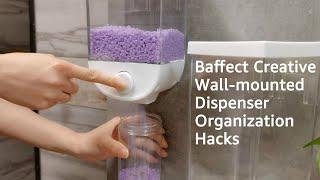 Baffect Creative Multi-functional Wall-mounted Dispenser Organization Hacks