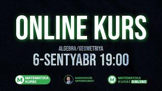 MATEMATIKA KURSI ONLINE!