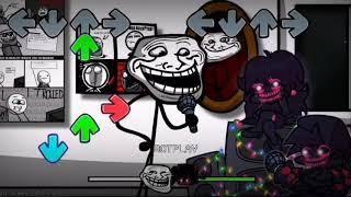 FNF Corrupted TrollFace V.S Evil Bf [FULL WEEK]