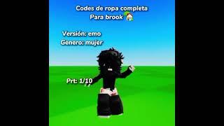 prt: 1 | ropa de emo #shorts #parati #roblox