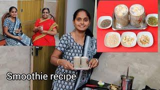 Weight loss recipe | உடல் எடை குறையணுமா?இதை ஒருவேளை உணவாக எடுங்க...Dry fruits,nuts& fruits smoothie