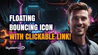 Divi Magic: Create a Floating Bouncing Icon with a Clickable Link!