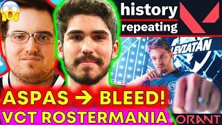 BLEED Aspas LEAKED: Yay 2.0?!  VCT Rostermania Rumors