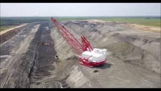 Dragline Working at Luminant Lignite Mine - Kosse, Texas