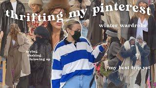 thrift with me for literally everything on my WINTER 2021 pinterest board (my BEST haul in a minute)