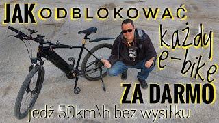 Jak odblokować rower elektryczny Jedź 50km\h bez wysiłku. (Przeczytaj opis pod filmem)