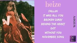 HEIZE (헤이즈) - 9TH MINI ALBUM [FALLIN’] PLAYLIST