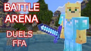 NEW Game In Cubecraft! Battle Arena, Duels, and FFA In Cubecraft - Minecraft PS4 Servers!