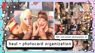  huge red velvet photocard haul + OT5 collection binder organization (episode 3) 