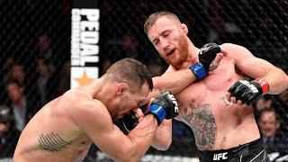 Justin Gaethje Finding the Uppercuts on Michael Chandler