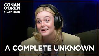 Elle Fanning Manifested Her Role In “A Complete Unknown” | Conan O'Brien Needs A Friend